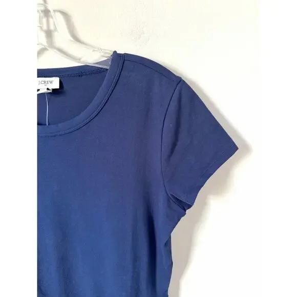 J. Crew Modest T-shirt Maxi Dress Navy Blue Size Small NEW - Picture 5 of 11
